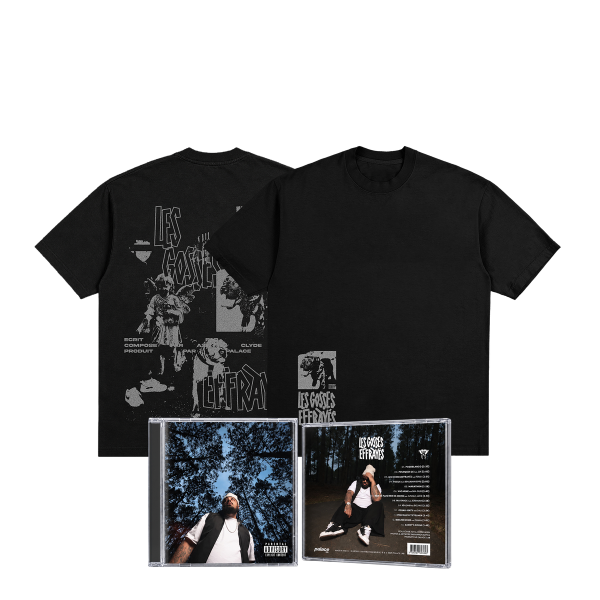 LGE | PACK T-SHIRT BLACK DOG + ALBUM