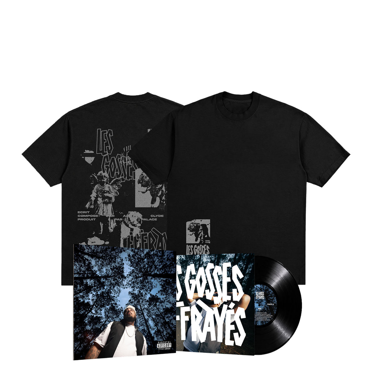 LGE | PACK T-SHIRT BLACK DOG + ALBUM