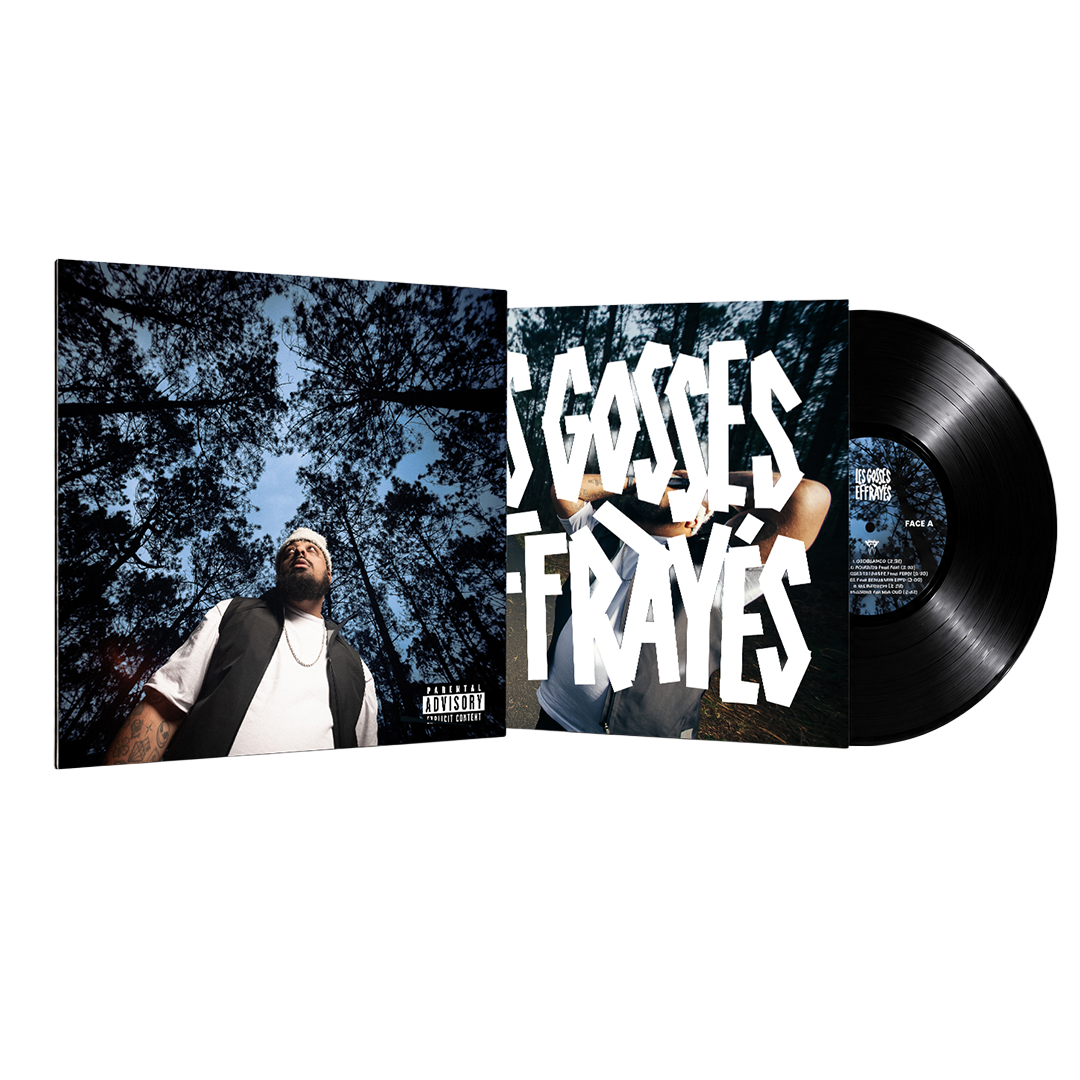 Vinyle "Les gosses effrayés" dédicacé